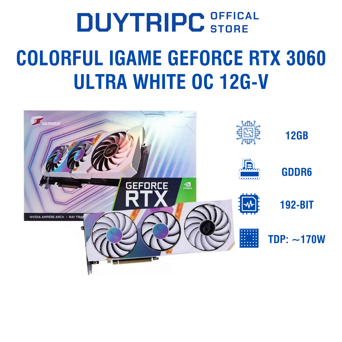 Colorful iGame Geforce RTX 3060 Ultra White OC 12G-V